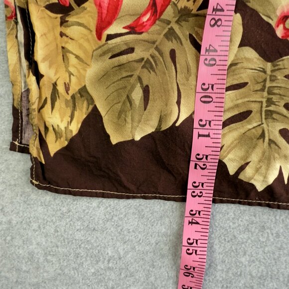 Caribou New York Leopard & Jungle Print Rayon Sleeveless Slip Maxi Dress Size S - Picture 7 of 9